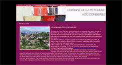Desktop Screenshot of domaine-peyrouse.com