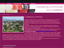 Tablet Screenshot of domaine-peyrouse.com